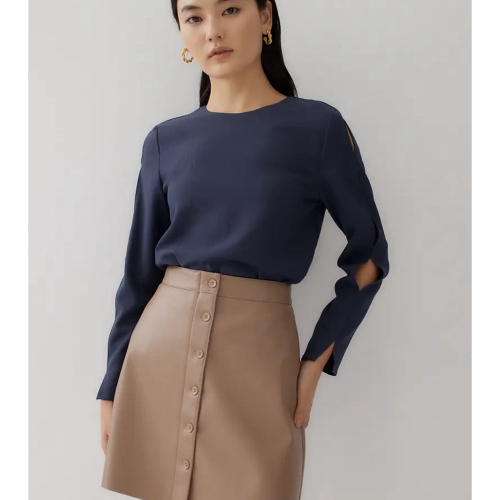 Love Bonito, Nolana Round Neck Blouse